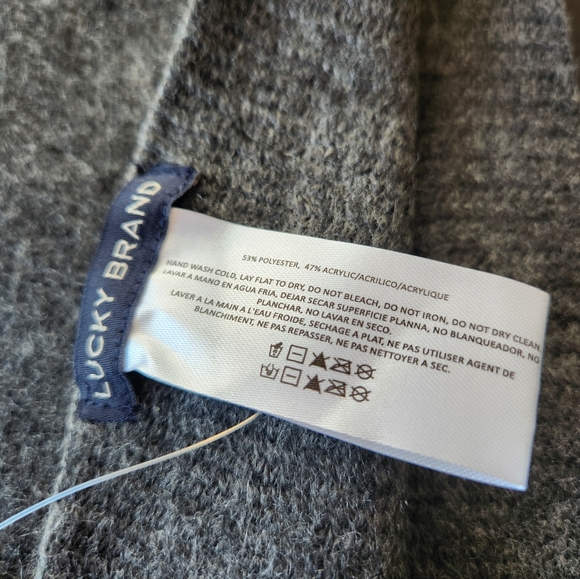 Lucky Brand Solid Brushed Scarf - Picture 3 of 5